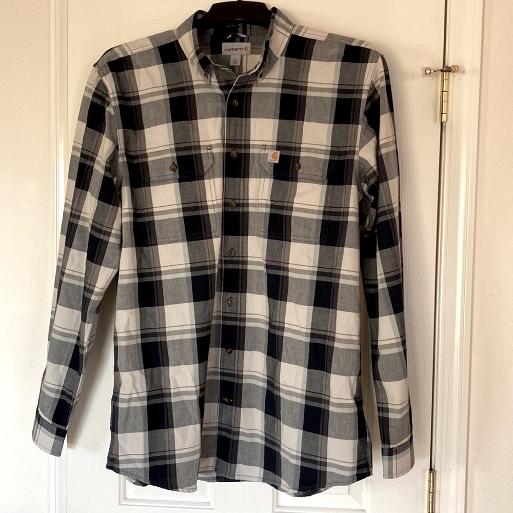 Carhartt L Tall Men’s Blue Plaid Shirt